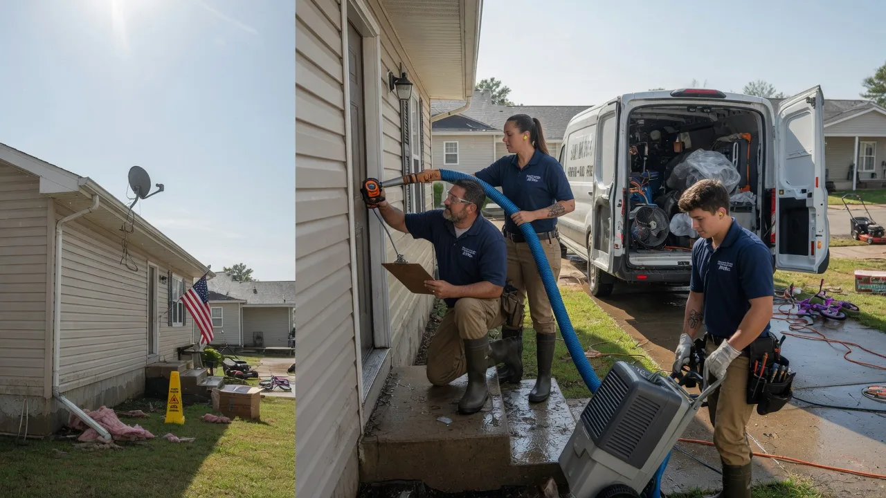 Ceiling Water Damage Restoration in Farlington, KS near me